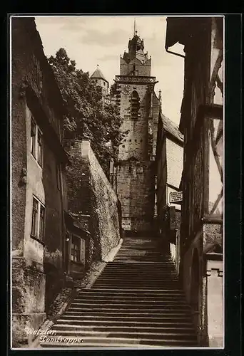 AK Wetzlar, Blick auf die Domtreppe