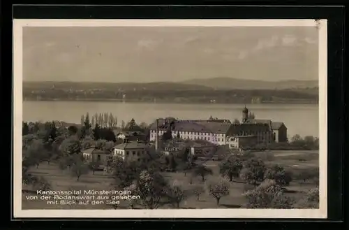 AK Münsterlingen, Kantonsspital von der Bodanswart aus gesehen