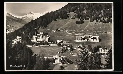 AK Clavadel, Kurhäuser am Hang