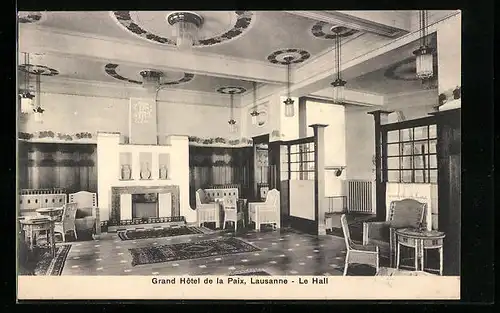 AK Lausanne, Grand Hotel de la Paix, Le Hall