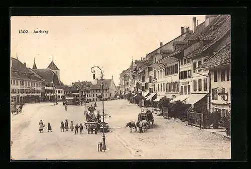 AK Aarberg, Platz im Stadtkern