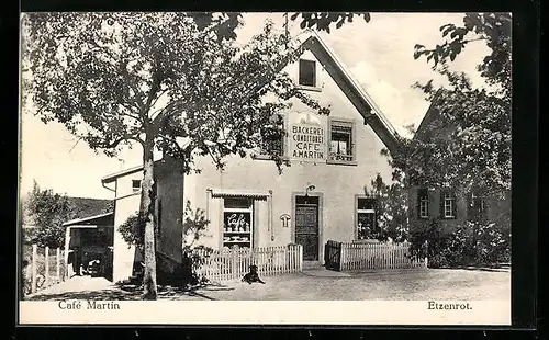 AK Etzenrot, Bäckerei und Conditorei Cafe Martin