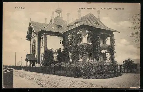 AK Essen, Colonie Altenhof, A. V. Erholungshaus