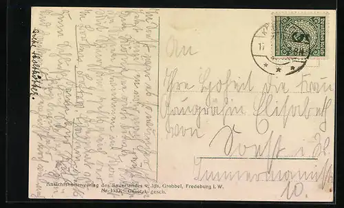 AK Körbecke, Von der Möhnetalsperre aus gesehen