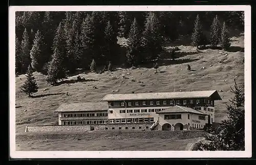 AK Oberjoch, Haus Ingeburg auf der Passhöhe