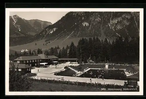 AK Oberstdorf /Allgäu, Moorwasser-Badeanstalt d. Verkehrs- u. Kur-Vereins