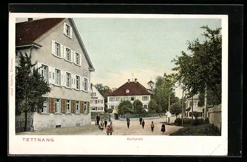 AK Tettnang, Kinder auf dem Karlsplatz