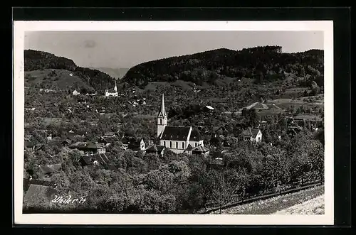 AK Weiler, Luftbild mit Kirche