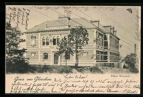 AK Glauchau, Höhere Webschule