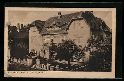 AK Elgersburg i. Thür., Hotel-Pension Thüringer Hof