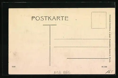 AK Zobten am Berge, Blick zum Post-Erholungsheim