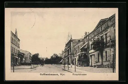 AK Gosslershausen, Blick in die Hauptstrasse