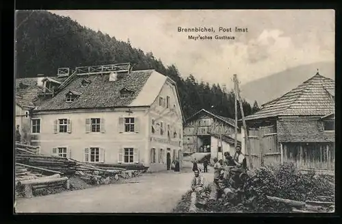 AK Imst, Mayrsches Gasthaus Brennbichel