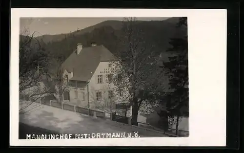 AK Ortmann, Partie am Gasthof Mandlinghof