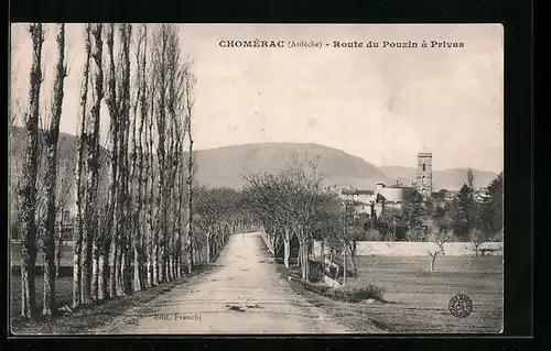 AK Chomèrac, Route du Pouzin à Privas