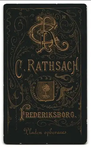 Fotografie C. Rathsach, Frederiksborg, Ansicht Frederiksborg, Innenansicht der Schloss Kirche