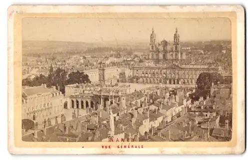 Fotografie Fototgraf unbekannt, Ansicht Nancy, vue Generale de Nancy