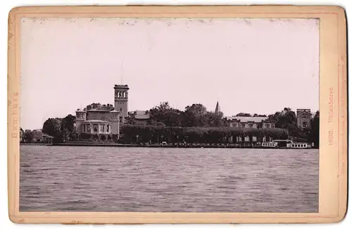 Fotografie Römmler & Jonas, Dresden, Ansicht Hamburg, Blick nach dem Uhlenhorster Fährhaus