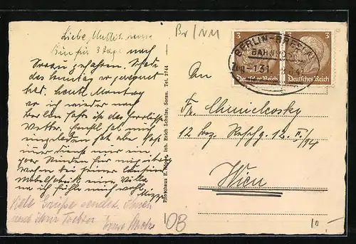 AK Sorau, Teilansicht vom Weinberg, Inh. Alfred Just