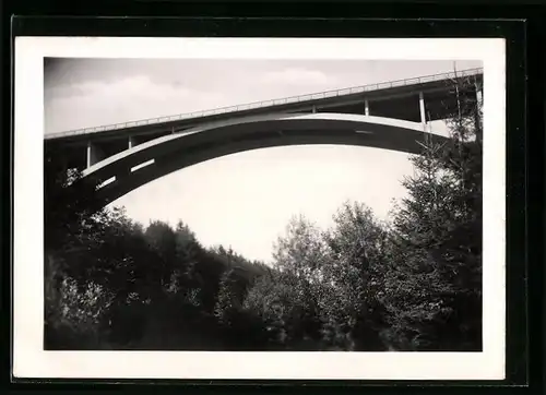 AK Teufelstalbrücke an der Autobahn Dresden-Eisenach bei Hermsdorf-Bad Klosterlausnitz-Eisenberg