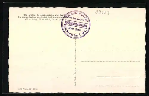 AK Autobahnbrücke über das Muldental