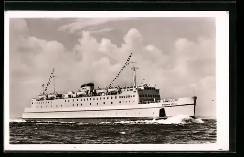 AK Hochsee-Fährschiff Theodor Heuss der Deutschen Bundesbahn