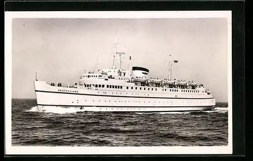 AK Fährschiff Deutschland in Fahrt