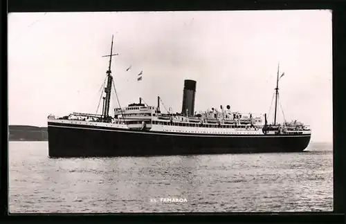 AK Passagierschiff SS Tamaroa