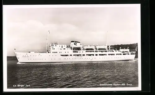 AK Passagierschiff SS Birger Jarl