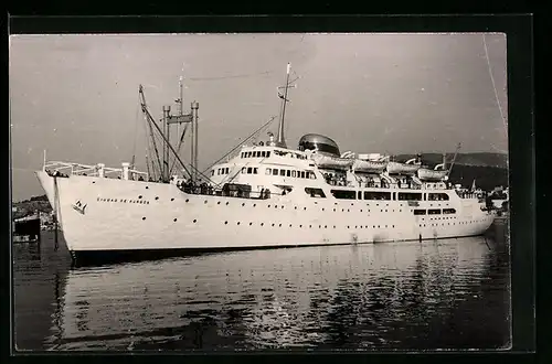 AK Passagierschiff Ciudad de Burgos im Hafen