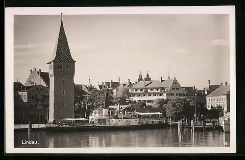 AK Lindau i. B., Bodenseedampfer Zaehringen