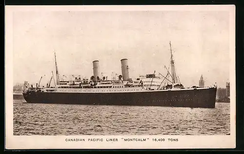 AK Passagierschiff Montcalm, Canadian Pacific Liner