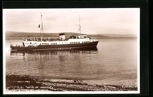 AK Passagierschiff TS Maid of Ashton