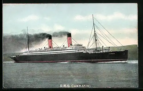 AK Passagierschiff RMS Carmania