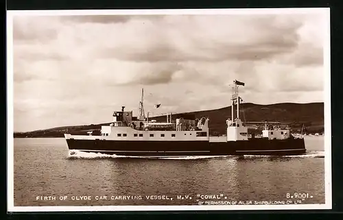 AK Ffith of Clyde Car Carrying Vessel M. V. Cowal, Autofähre