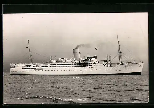 AK Passagierschiff Canton, P.&O. Line