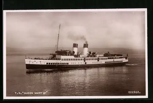 AK Passagierschiff TS Queen Mary II