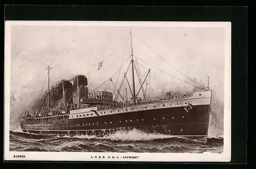 AK Passagierschiff LNER RMS Antwerp