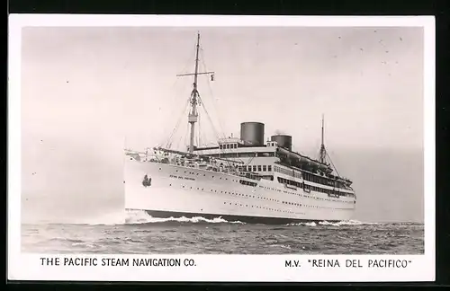 AK Passagierschiff MV Reina Del Pacifico, The Pacific Steam Navigation Co.