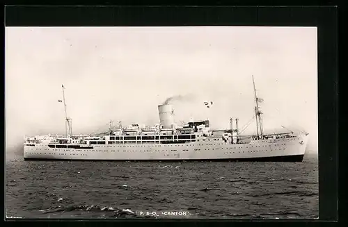 AK Passagierschiff Canton, P.&O.