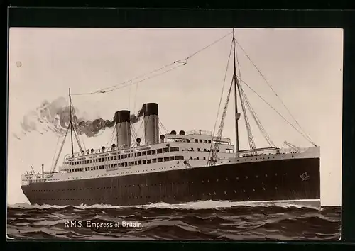 AK RMS Empress of Britain, Passagierschiff