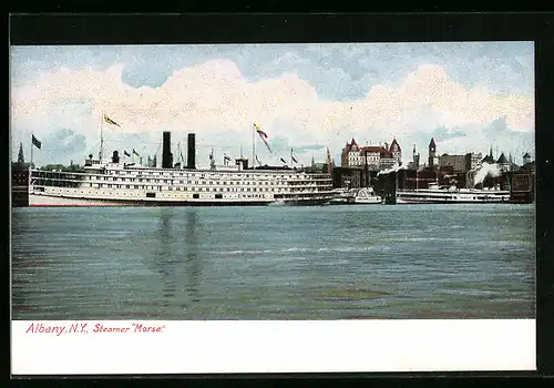 AK Albany, N.Y., Steamer Morse