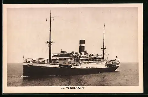 AK Passagierschiff SS Crijnssen