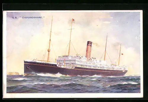 AK Passagierschiff SS Oxfordshire