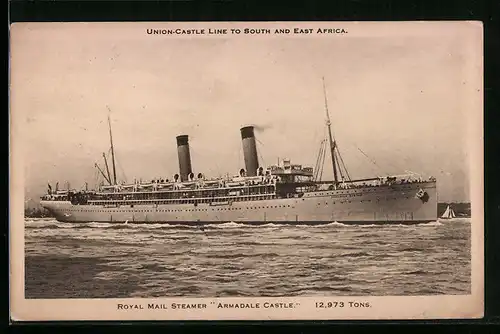 AK Passagierschiff Armadale Castle, Royal Mail Steamer