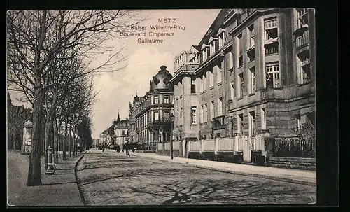 AK Metz, Kaiser Wilhelm-Ring, Boulevard Empereur Guillaume