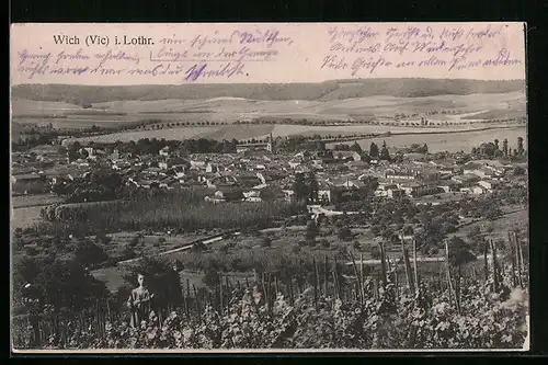 AK Wich i. Lothr., Panoramaansicht