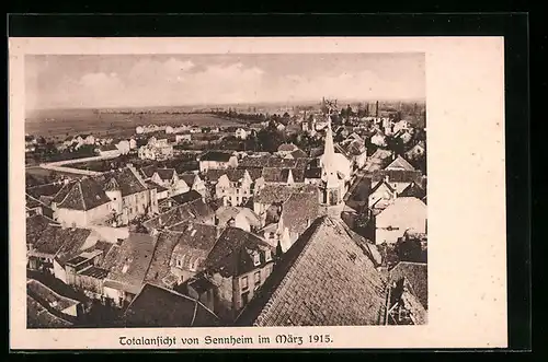 AK Sennheim, Totalansicht von 1915