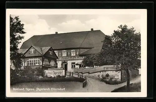AK Ellersdorf, Gasthaus Jägersruh