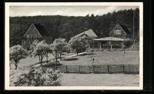 AK Rudolstadt i. Thür., Ferienheim auf Schwarzenshof